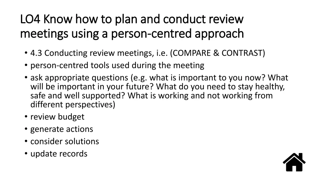 lo4 know how to plan and conduct review lo4 know 2