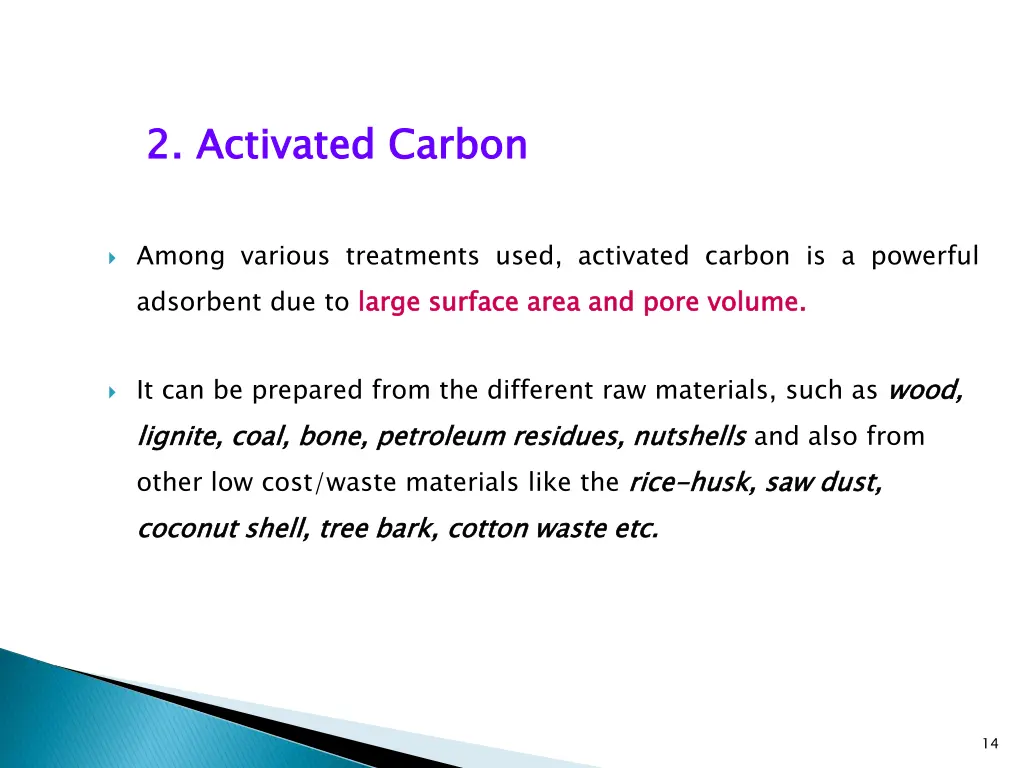 2 activated carbon