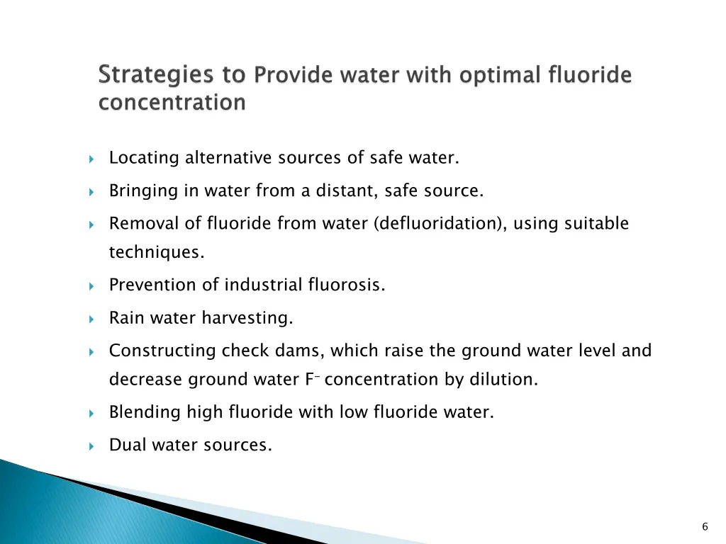 locating alternative sources of safe water