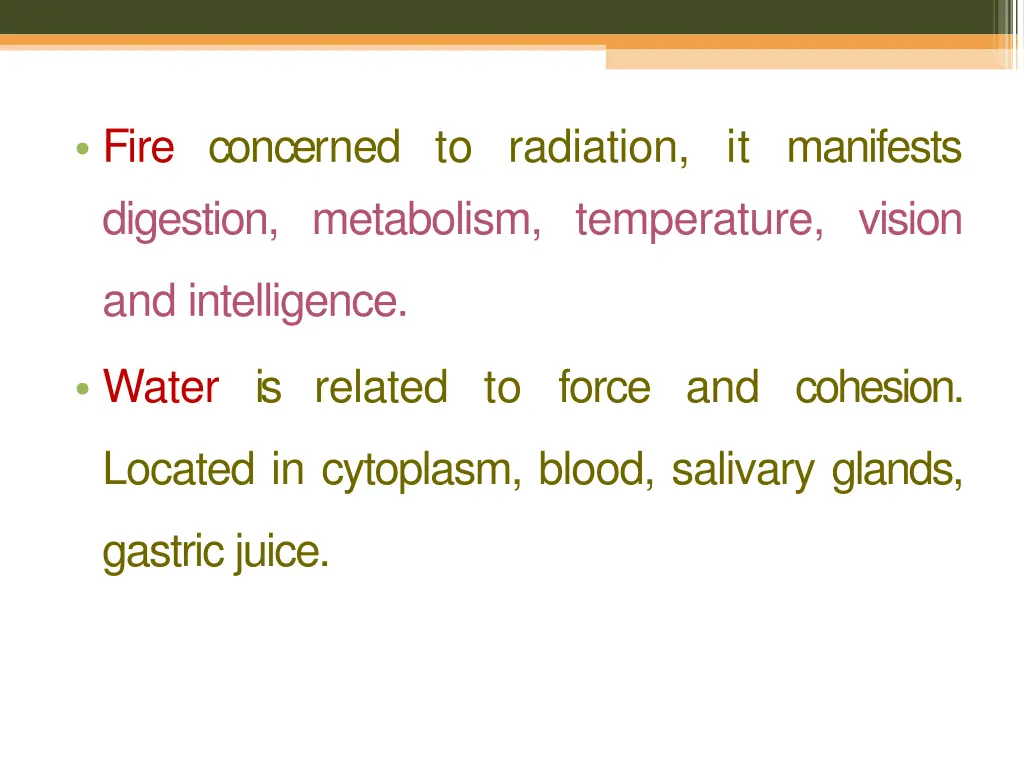 fire concerned to radiation it manifests