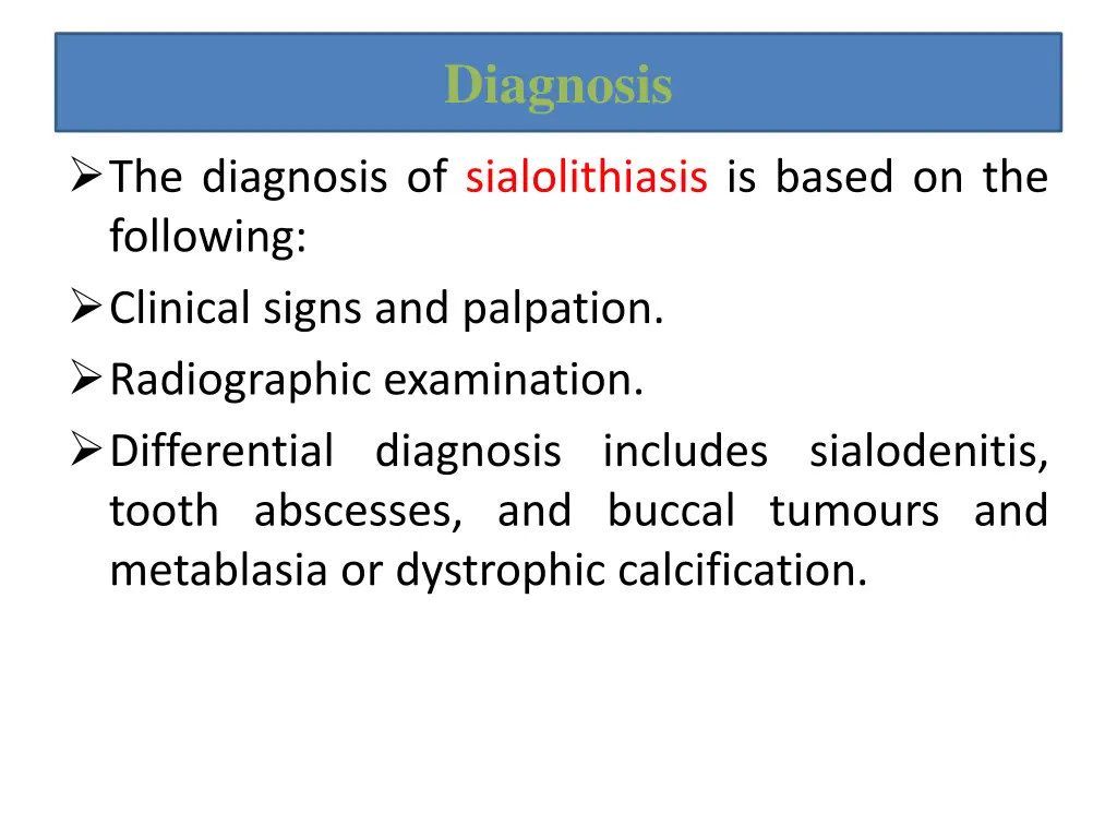 diagnosis