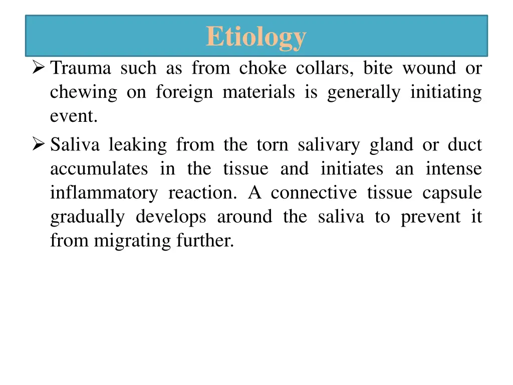 etiology