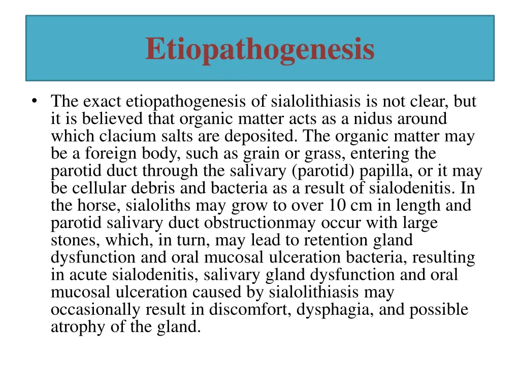 etiopathogenesis