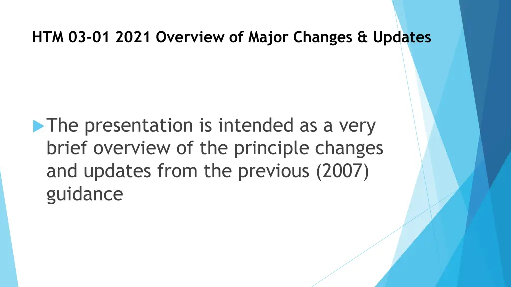 htm 03 01 2021 overview of major changes updates 1