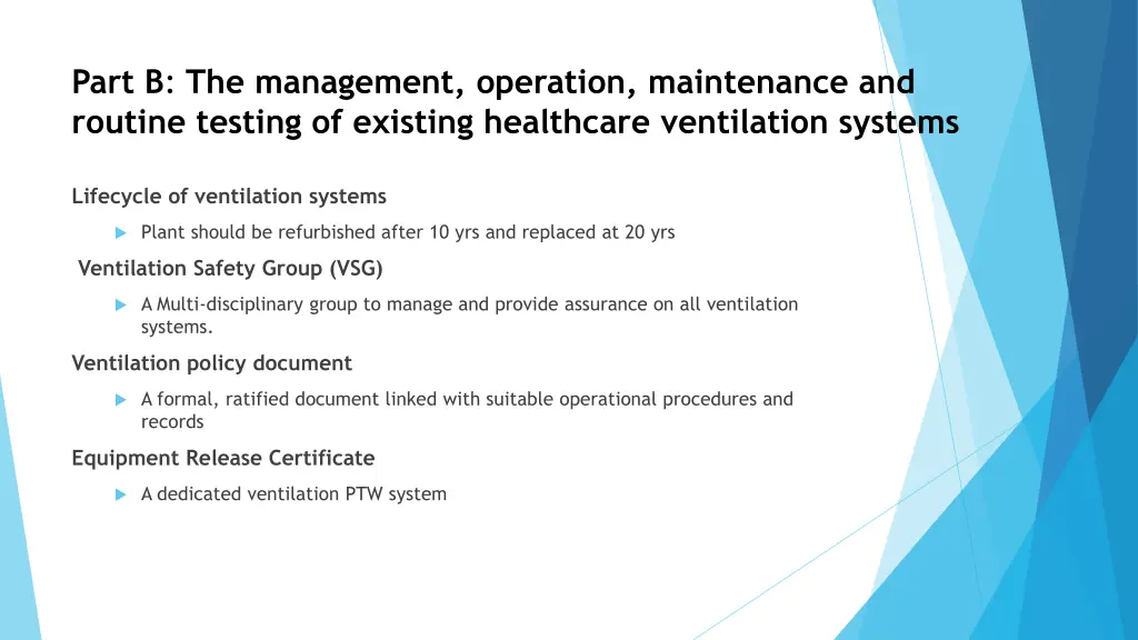 part b the management operation maintenance 1