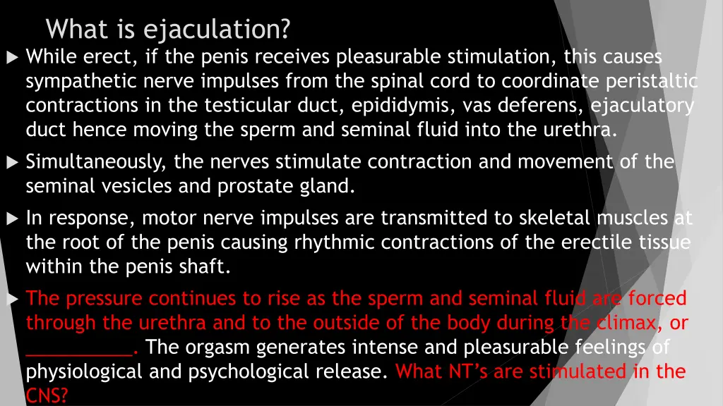 what is ejaculation while erect if the penis