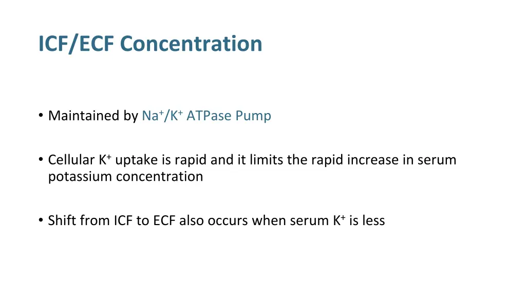 icf ecf concentration