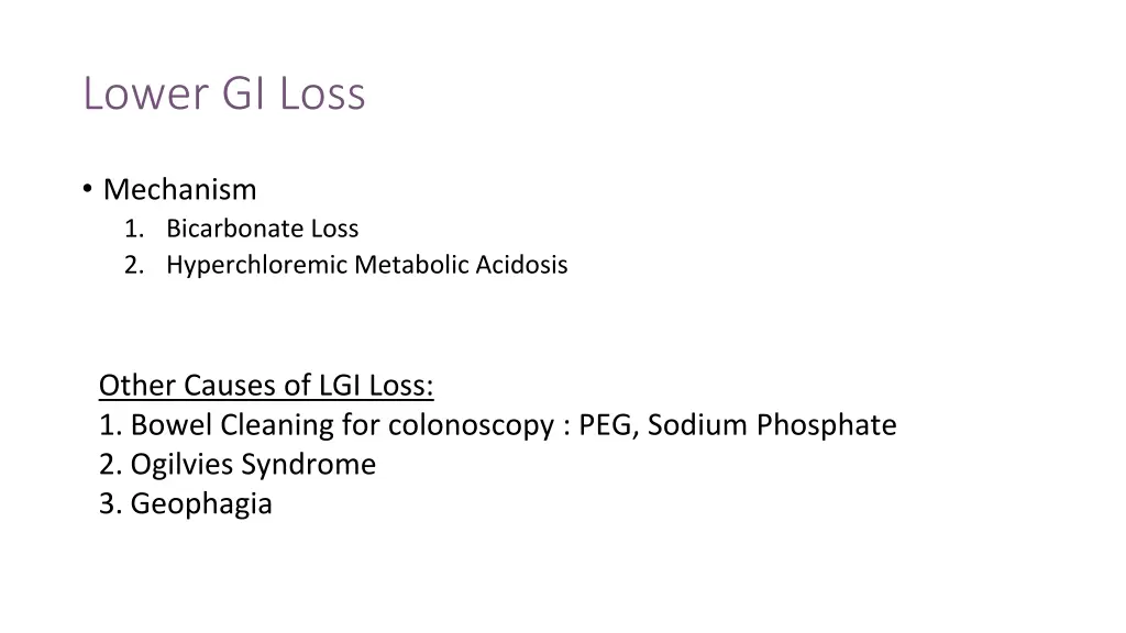 lower gi loss