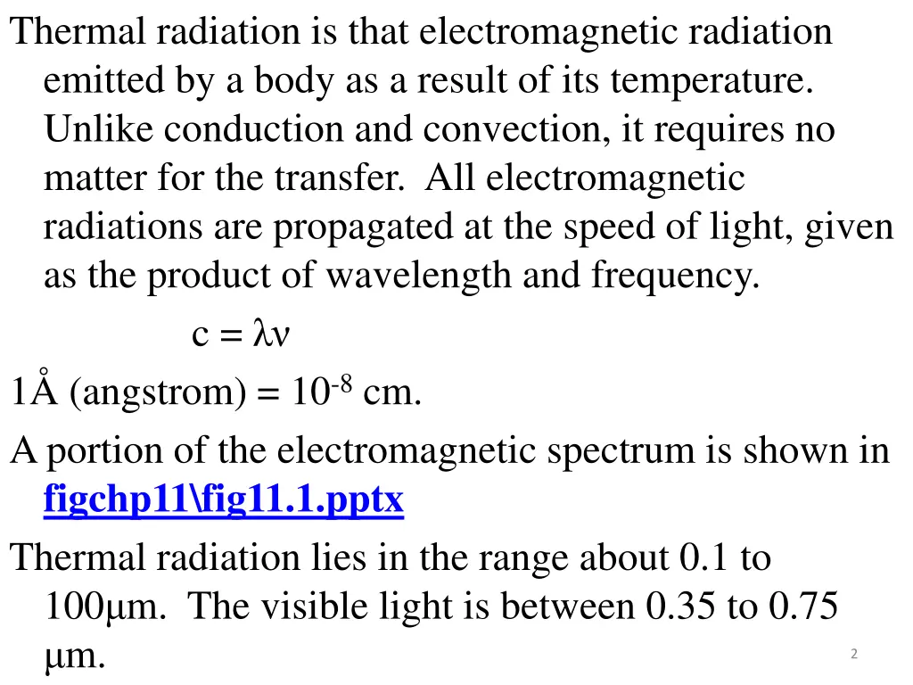 thermal radiation is that electromagnetic