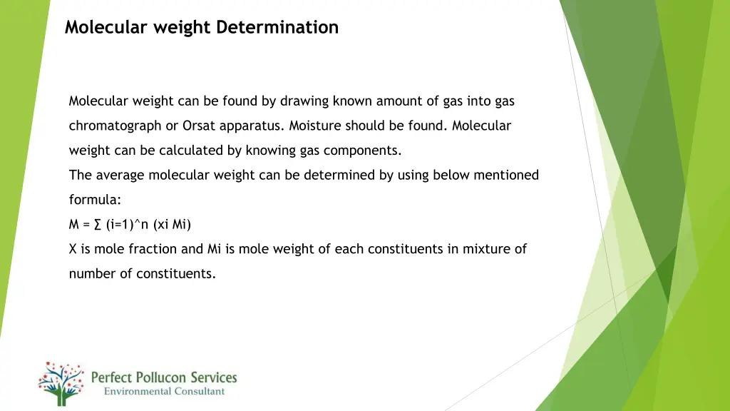 molecular weight determination