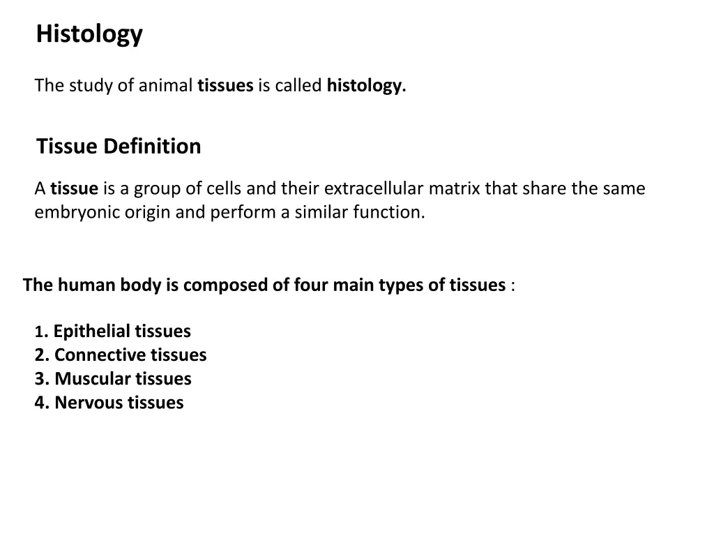 histology