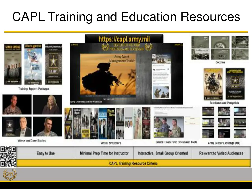 capl training and education resources