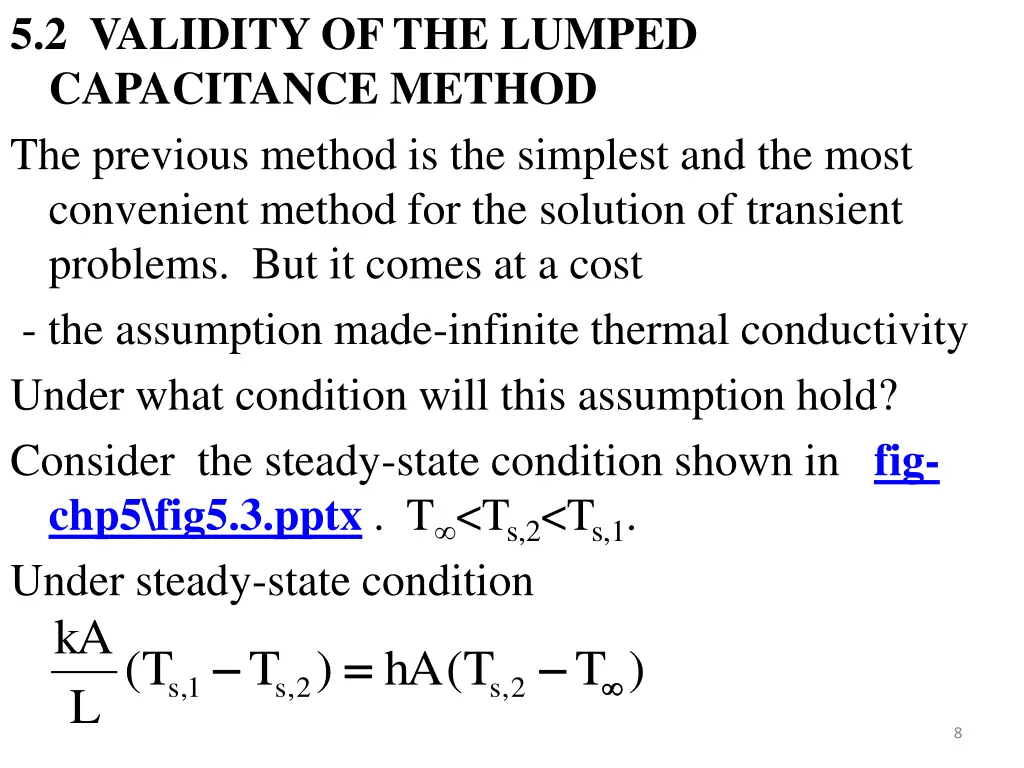 5 2 validity of the lumped capacitance method