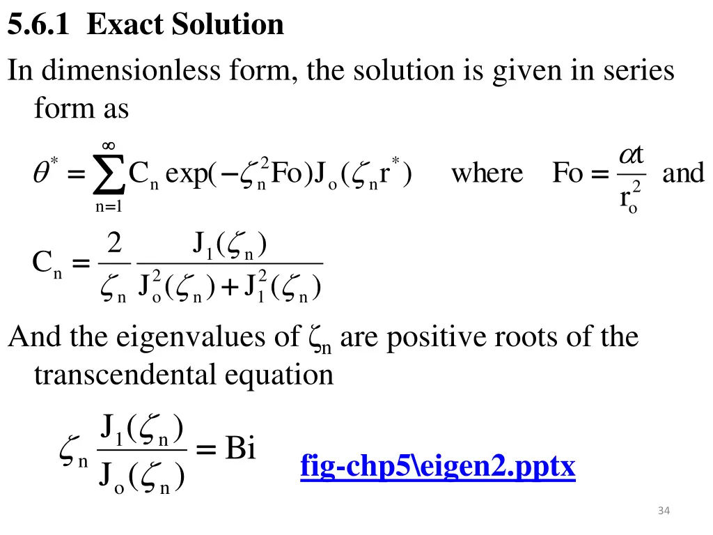 5 6 1 exact solution in dimensionless form