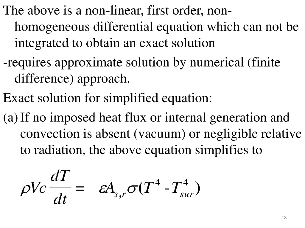 the above is a non linear first order