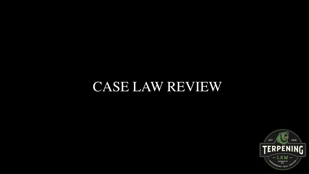 case law review