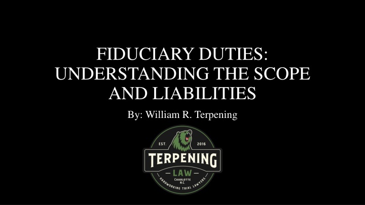 fiduciary duties understanding the scope