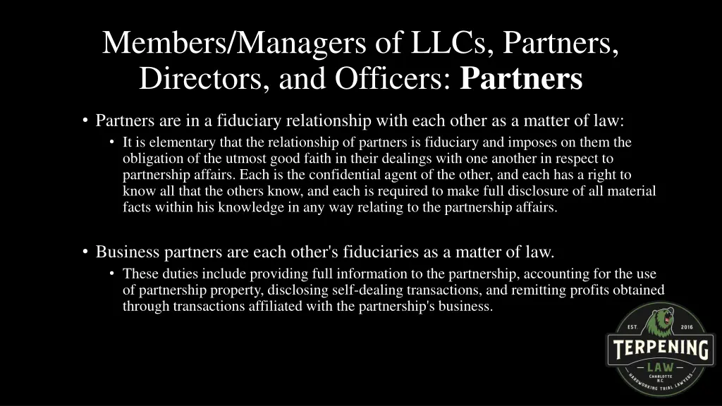 members managers of llcs partners directors 5