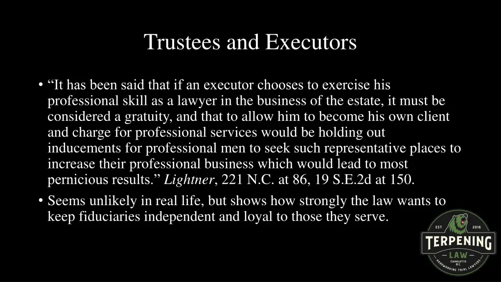 trustees and executors 5