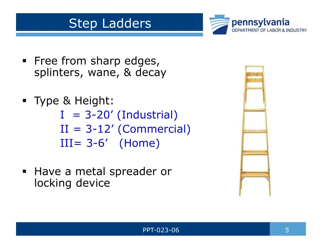 step ladders