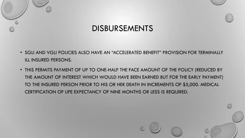 disbursements 2