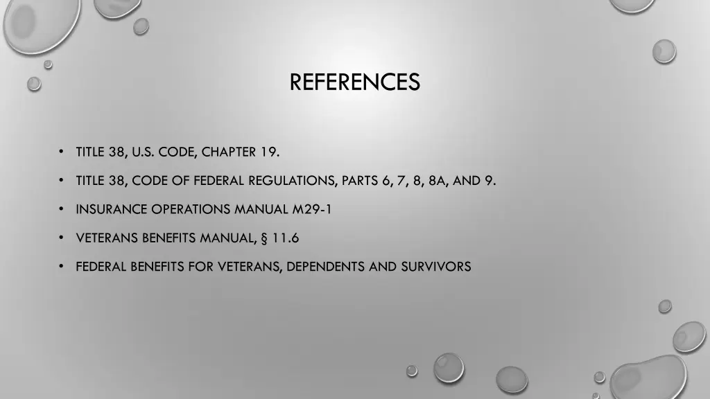 references