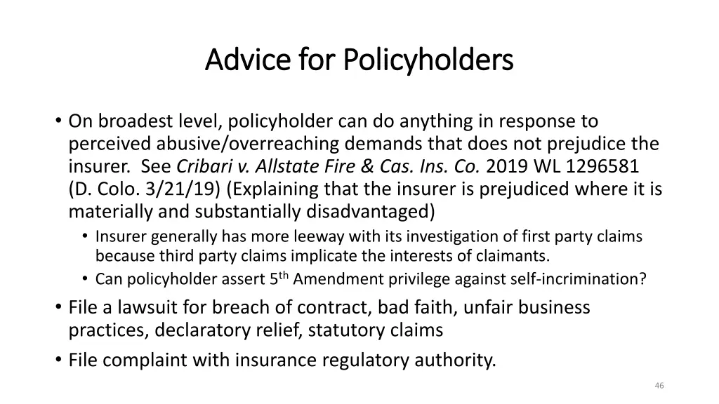 advice for policyholders advice for policyholders 1