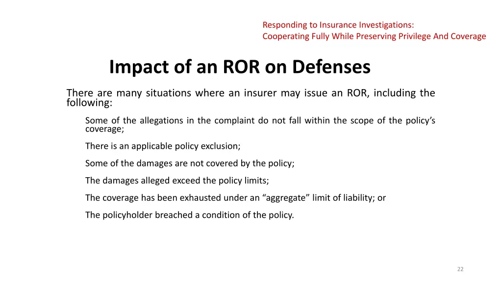 responding to insurance investigations 1