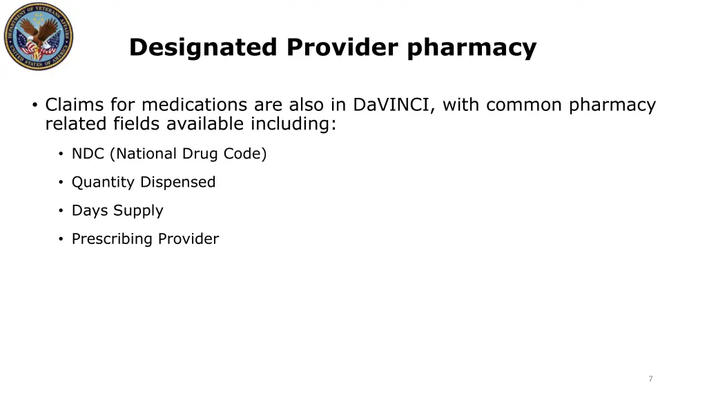 designated provider pharmacy