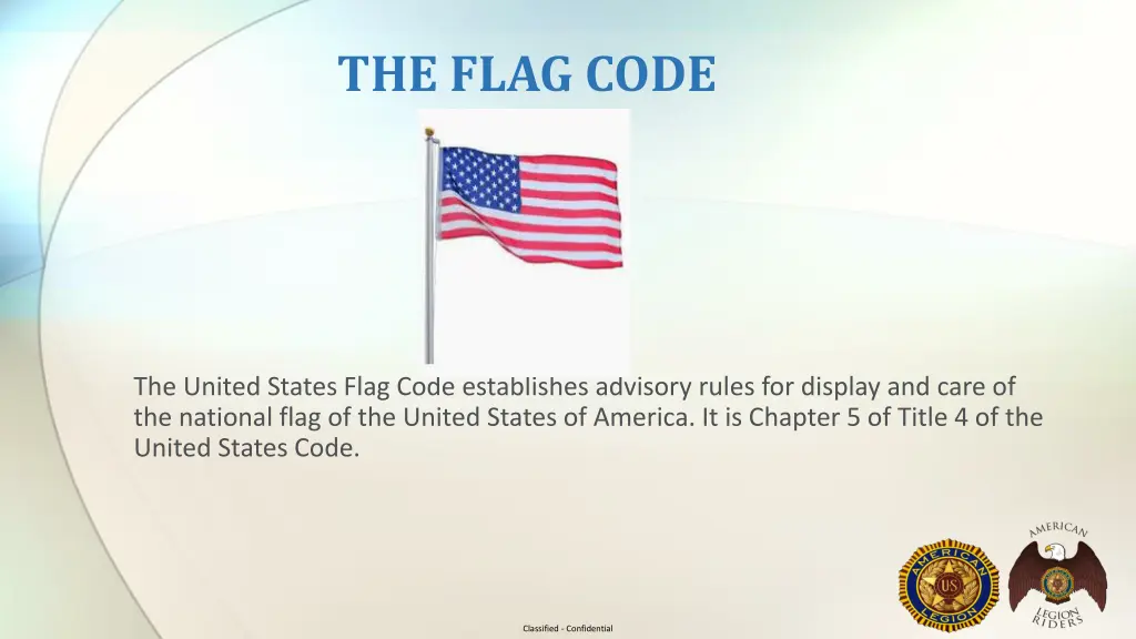 the flag code