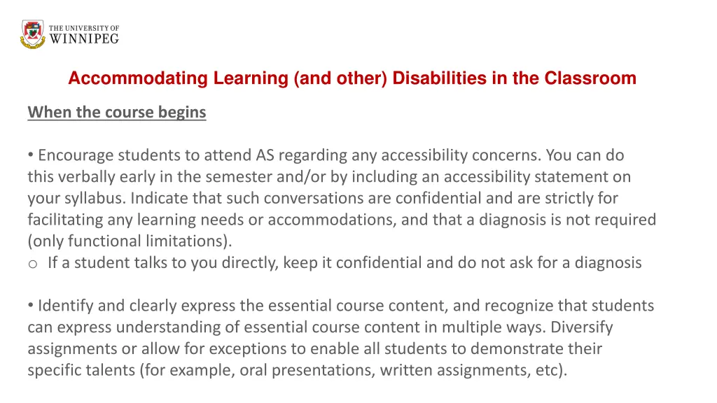 accommodating learning and other disabilities 1