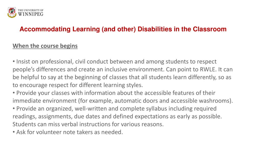 accommodating learning and other disabilities 2