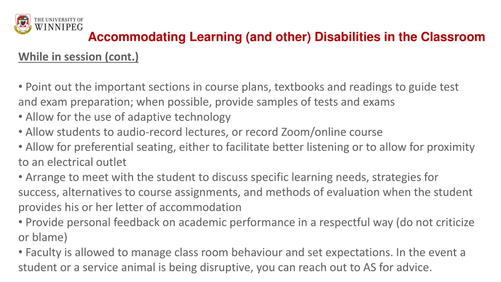 accommodating learning and other disabilities 4