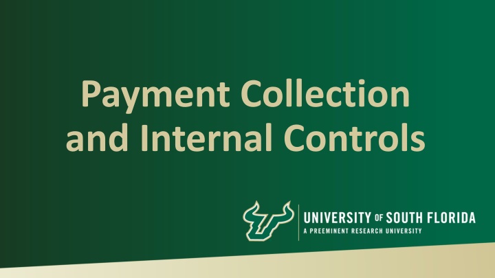 payment collection and internal controls