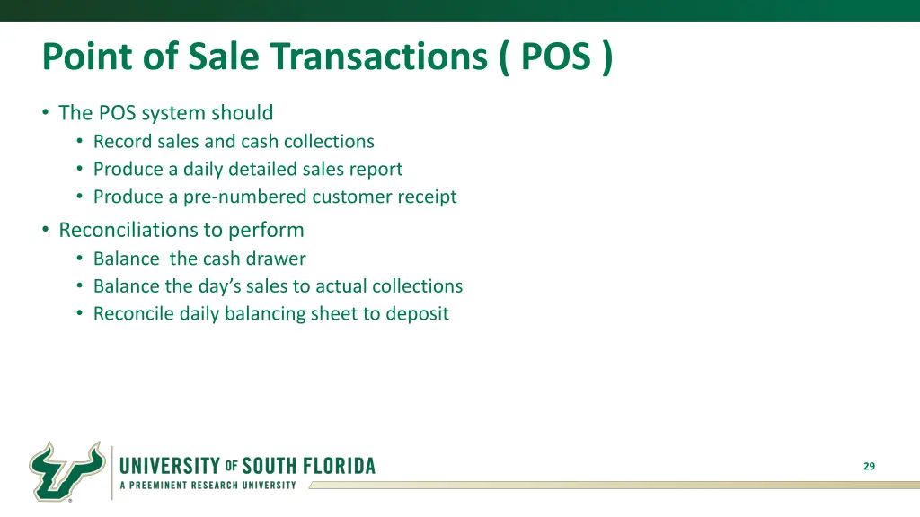 point of sale transactions pos