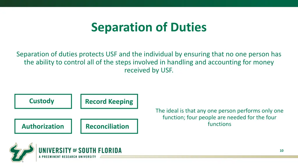 separation of duties