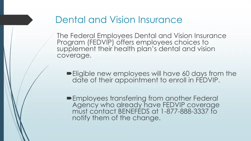 dental and vision insurance