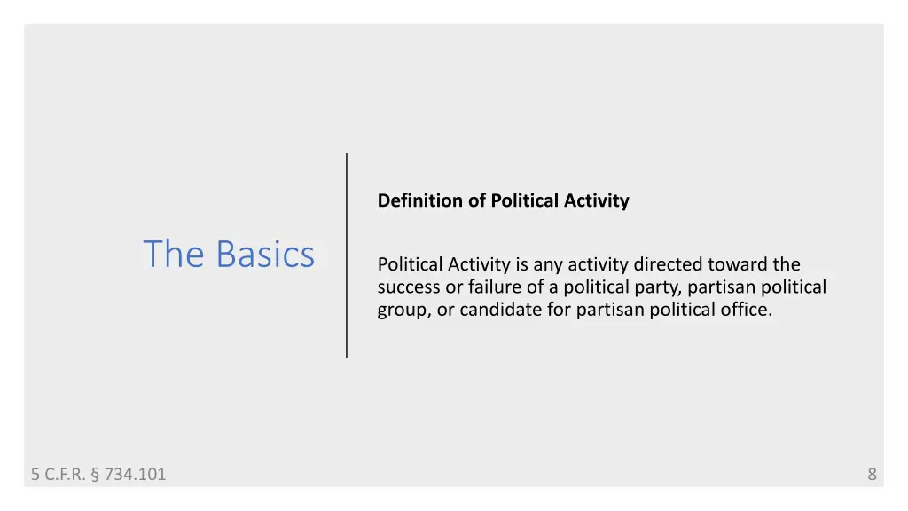 definition of political activity