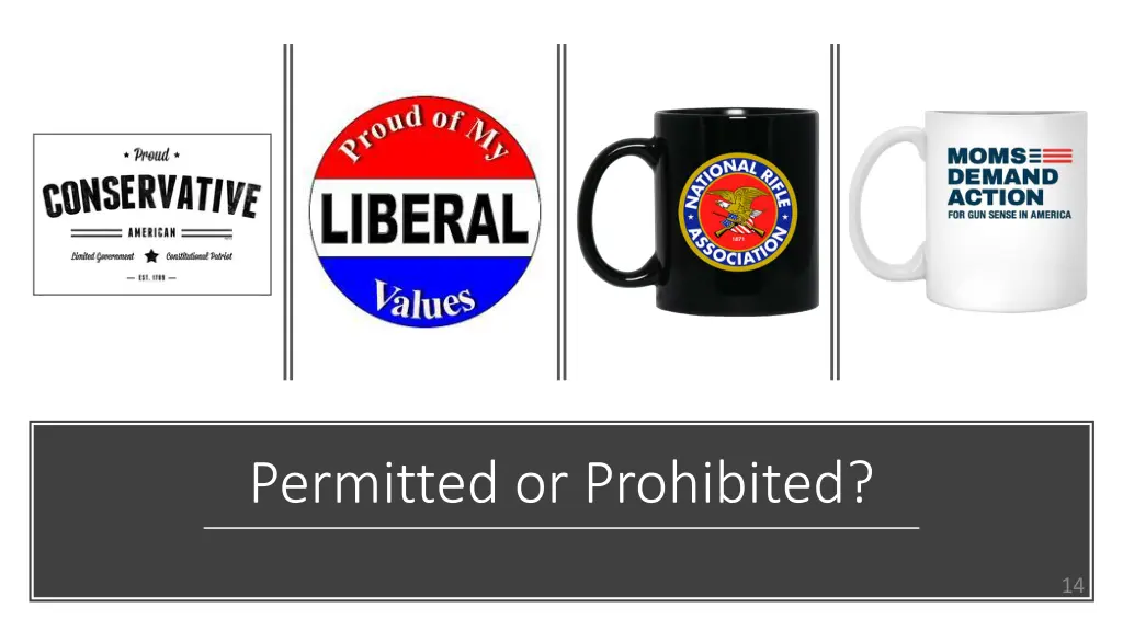 permitted or prohibited 1