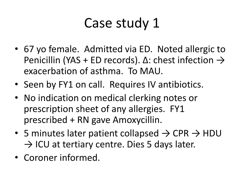 case study 1