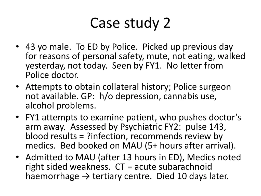 case study 2