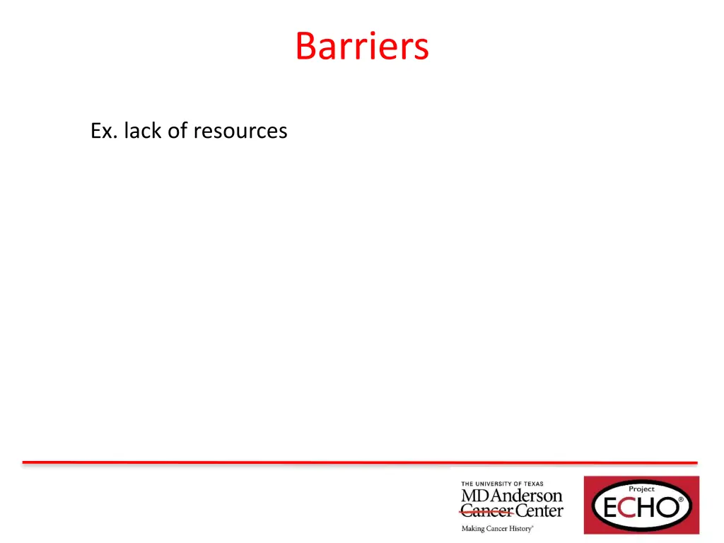 barriers