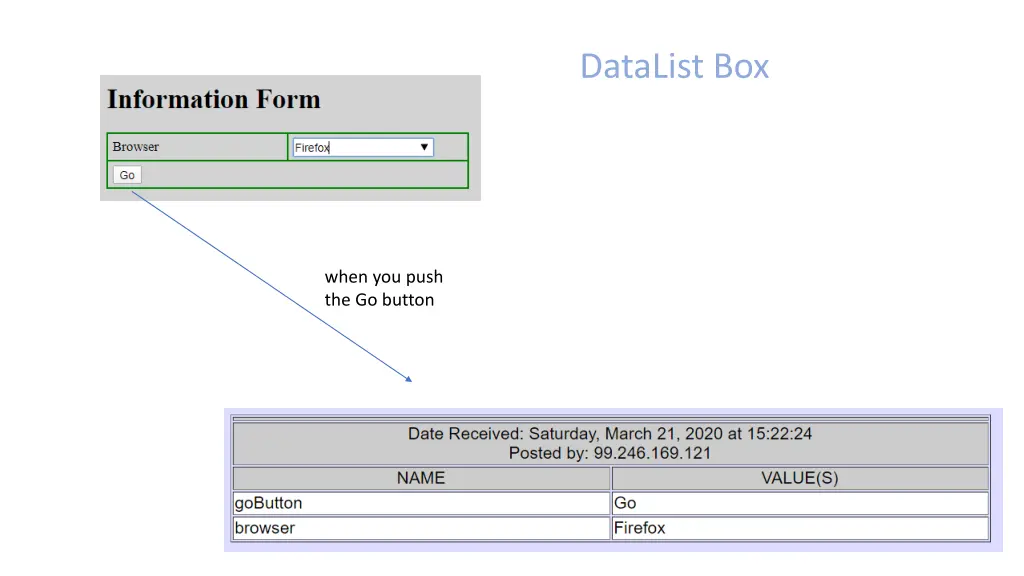 datalist box