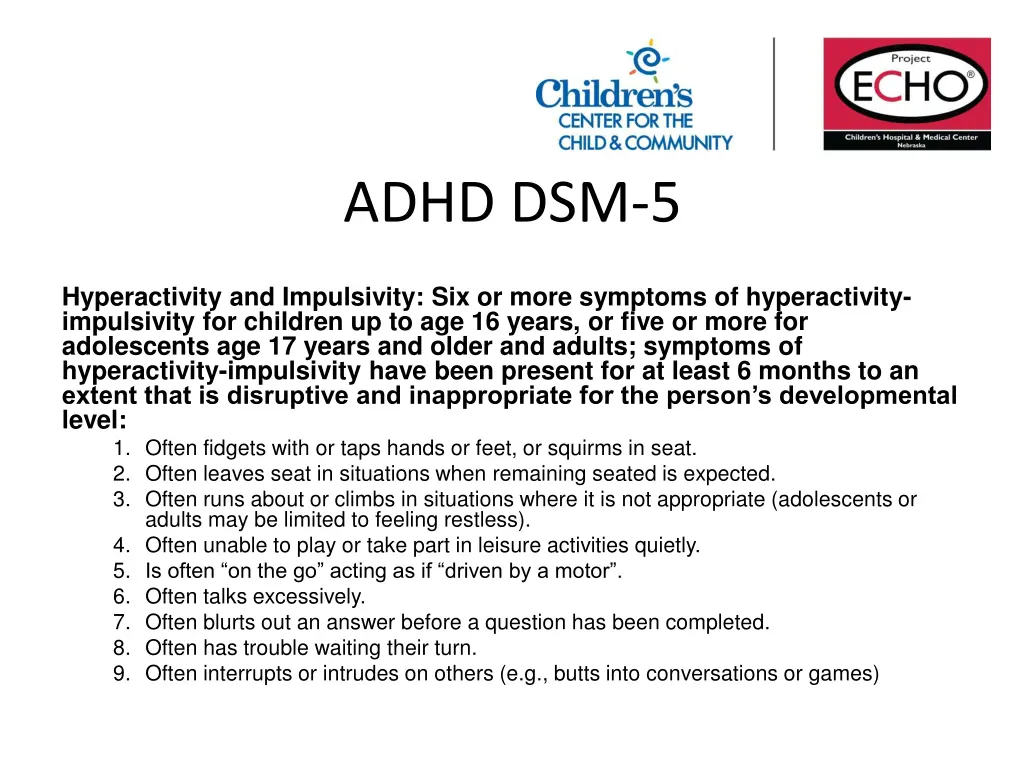 adhd dsm 5 1