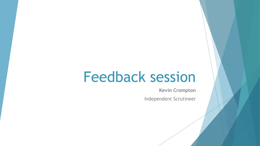 feedback session