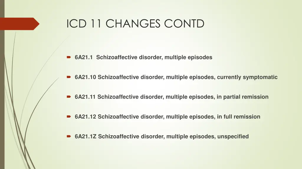 icd 11 changes contd 11