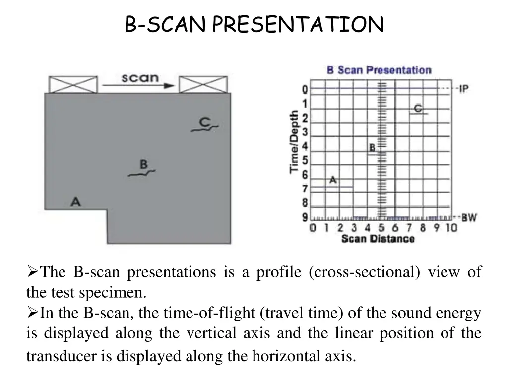 b scan presentation