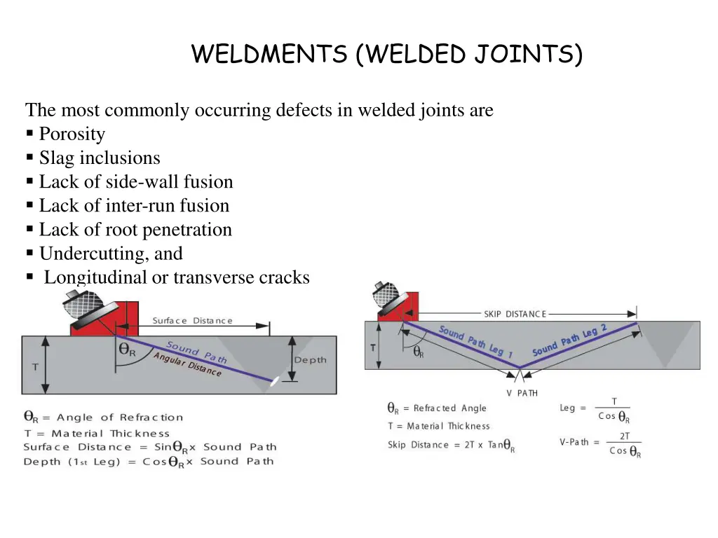 weldments welded joints