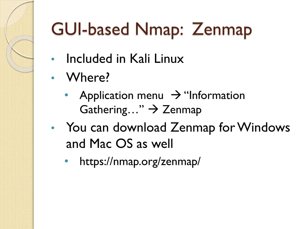 gui based nmap zenmap