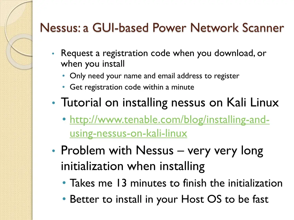 nessus a gui based power network scanner 1